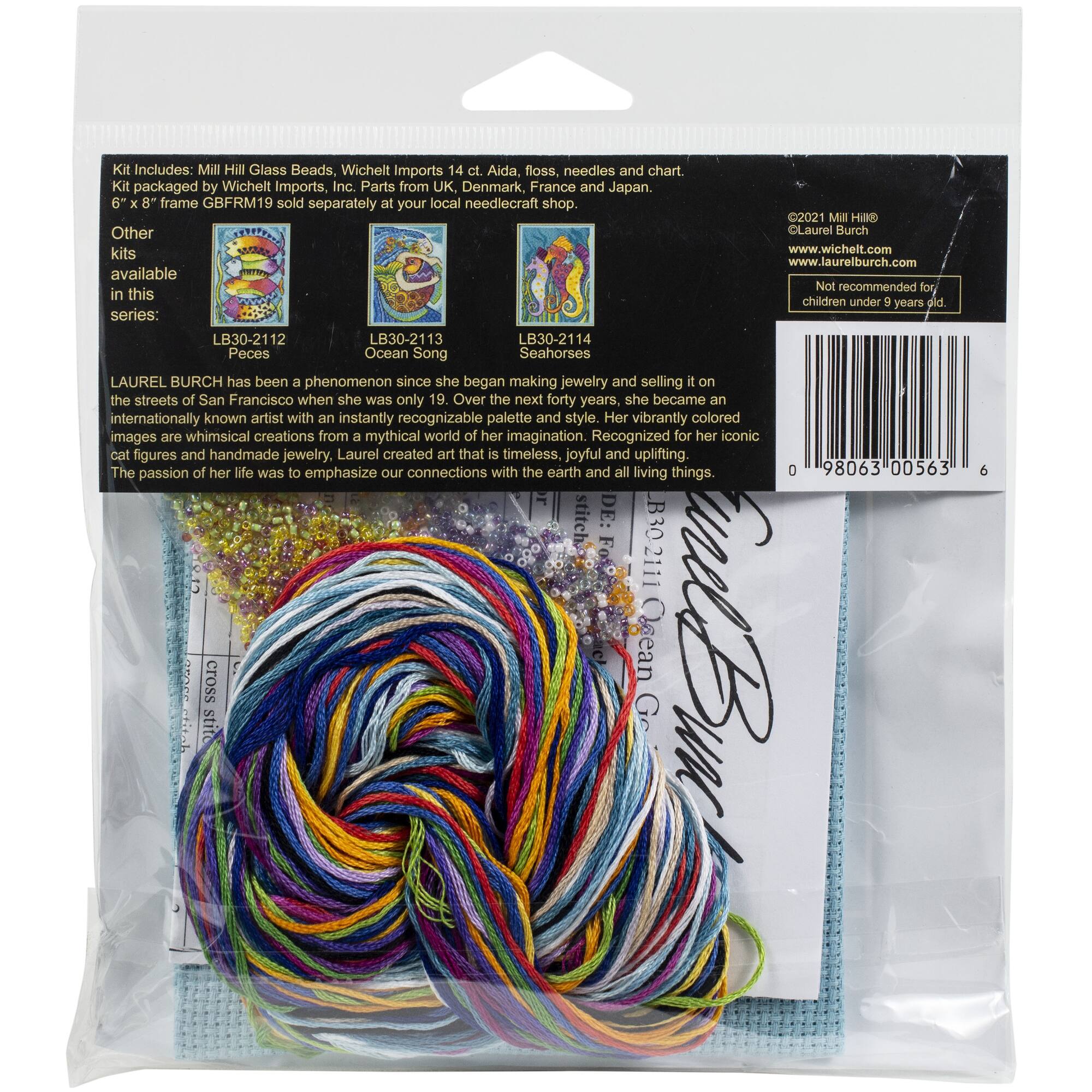 Mill Hill® Laurel Burch™ Ocean Goddess Beaded Counted Cross Stitch Kit